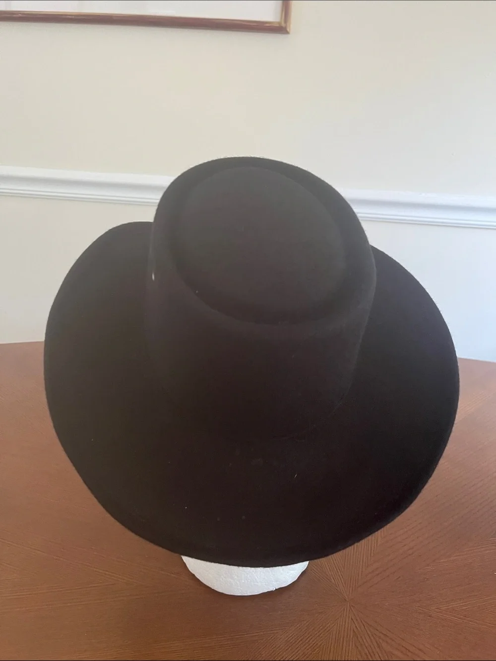 Western Gambler Hat Black Wool Western Express Unisex Size Small